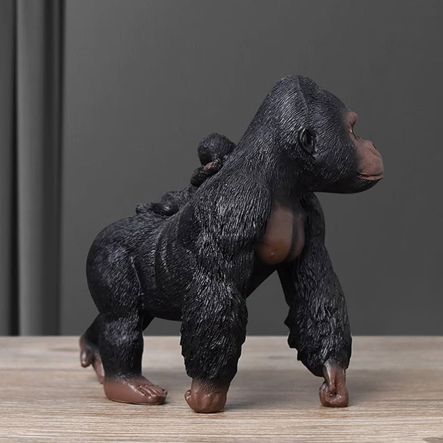 Amazon.co.jp: ゴリラ 置物 フィギュア オブジェ 雑貨 グッズ 北欧